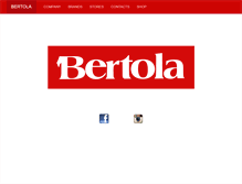 Tablet Screenshot of bertolashop.com